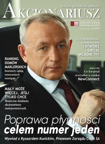Akcjonariusz 4/2009 Akcjonariusz 4/2009