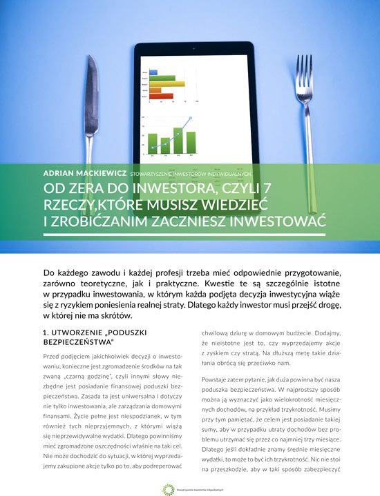 Adrian Mackiewicz | Od zera do inwestora