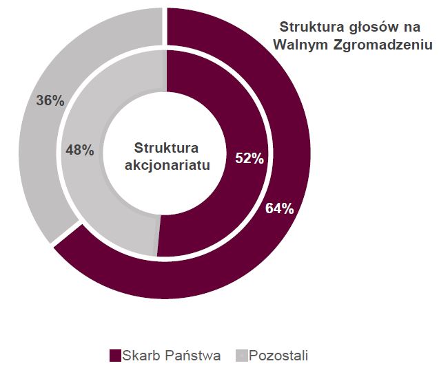 Struktura akcjonariatu GK Energa SA